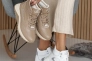 Жіночі кросівки шкіряні зимові білі-сірі Emirro 2721 Фото 2
