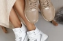Жіночі кросівки шкіряні зимові білі-сірі Emirro 2721 Фото 3