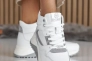 Жіночі кросівки шкіряні зимові білі-сірі Emirro 2721 Фото 6