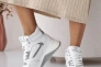 Жіночі кросівки шкіряні зимові білі-сірі Emirro 2721 Фото 10