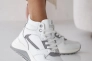 Жіночі кросівки шкіряні зимові білі-сірі Emirro 2721 Фото 11