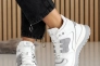 Жіночі кросівки шкіряні зимові білі-сірі Emirro 271 Фото 6