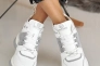 Жіночі кросівки шкіряні зимові білі-сірі Emirro 271 Фото 9