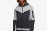Толстовка Nike Sportswear Tech Fleece Full-Zip Hoodie Grey DV0537-063 Фото 9