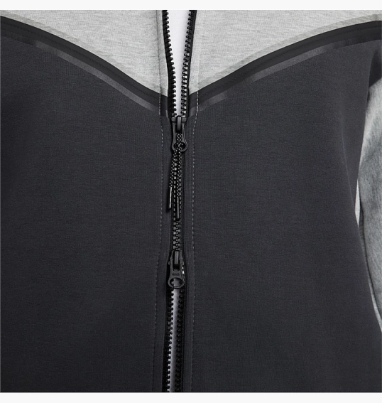 Толстовка Nike Sportswear Tech Fleece Full-Zip Hoodie Grey DV0537-063 фото 12 — інтернет-магазин Tapok