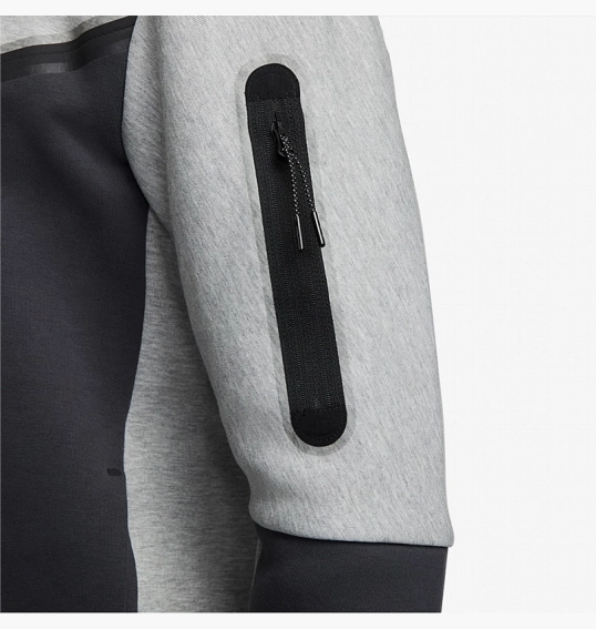 Толстовка Nike Sportswear Tech Fleece Full-Zip Hoodie Grey DV0537-063 фото 13 — інтернет-магазин Tapok