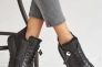 Женские кроссовки кожаные зимние черные Yuves 8011 на меху Фото 9