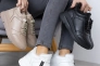 Жіночі кросівки шкіряні зимові бежеві Yuves 91175 На меху Фото 13