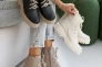 Женские ботинки кожаные зимние черно-бежевые Tango 120 Фото 2