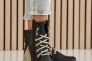 Женские ботинки кожаные зимние черно-бежевые Tango 120 Фото 7