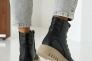 Женские ботинки кожаные зимние черно-бежевые Tango 120 Фото 13