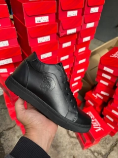 Чоловічі черевики шкіряні зимові чорні CrosSAV 23-96