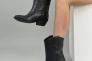 Ботинки ковбойки женские кожаные черного цвета на кожподкладе Фото 3