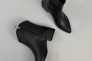 Ботинки ковбойки женские кожаные черного цвета на демисезонном каблуке с замком. Фото 12