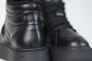 Кросівки шкіряні з хутром 586900 Чорні Фото 10