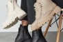 Женские ботинки кожаные зимние бежевые Yuves 5578 Фото 2