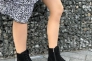 Ботинки женские замшевые черные демисезонные Фото 3