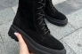 Ботинки женские замшевые черные демисезонные Фото 11