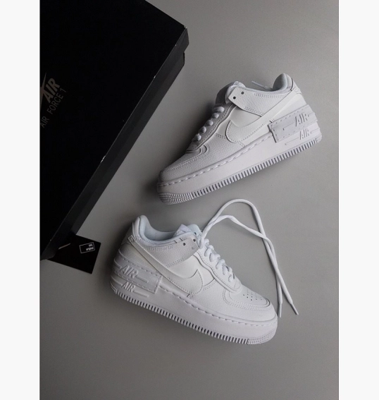 Кросівки жіночі Nike Air Force 1 Shadow White CI0919-100 фото 8 — інтернет-магазин Tapok