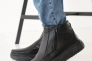 Чоловічі черевики шкіряні зимові чорні Emirro БК 51 на замку Фото 2