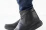Чоловічі черевики шкіряні зимові чорні Emirro БК 51 на замку Фото 3