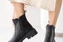 Женские ботинки кожаные зимние черные Сапог 215 Фото 5