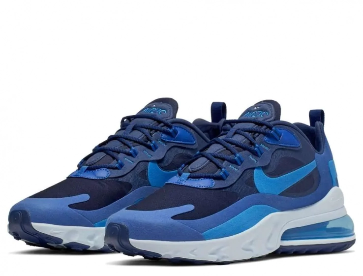 Кроссовки Nike Air Max 270 React Blue AO4971-400 фото 3 — интернет-магазин Tapok