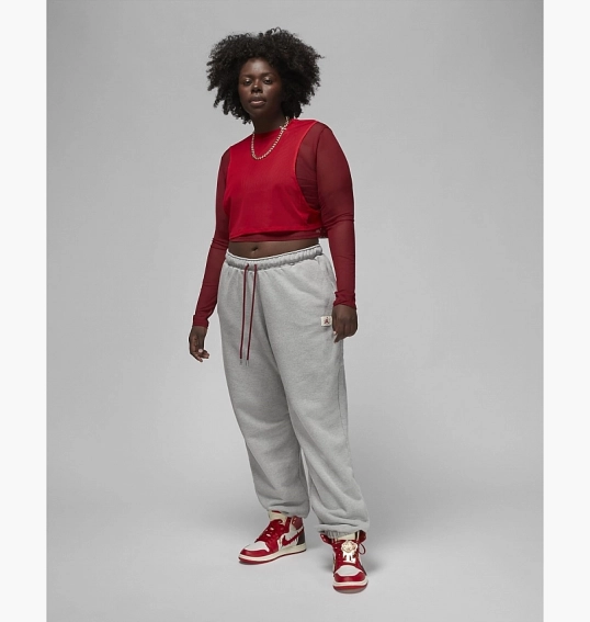 Штани Air Jordan X Teyana Taylor Fleece Pants Grey FB2624-063 фото 16 — інтернет-магазин Tapok