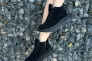 Кросівки жіночі замшеві чорні зимові Фото 1