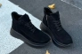Кросівки жіночі замшеві чорні зимові Фото 10