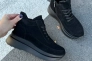 Кросівки жіночі замшеві чорні зимові Фото 8