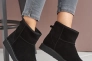 Жіночі черевики замшеві зимові чорні Emirro 262/1550 на меху Фото 1