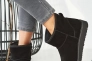 Жіночі черевики замшеві зимові чорні Emirro 262/1550 на меху Фото 7