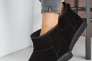 Женские ботинки замшевые зимние черные Emirro 262/1550 Фото 8