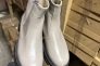 Жіночі черевики шкіряні зимові бежеві-чорні Чобіток 208 Фото 3