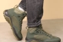 Ботинки тактические мужские кожаные мех 587315 Хаки Фото 3