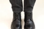 Ботинки кожаные мех 587318 Черные Фото 3