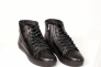 Ботинки кожаные мех 587348 Черные Фото 3
