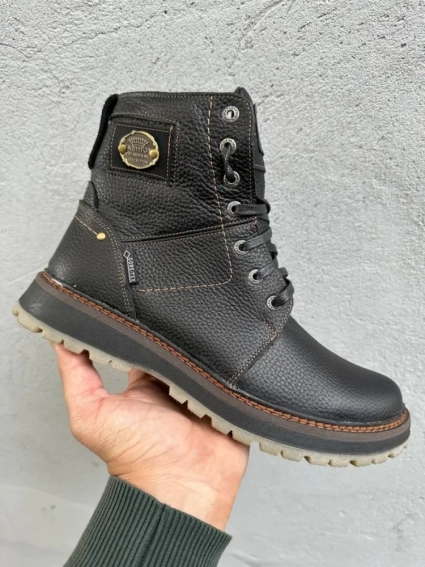 Мужские ботинки кожаные зимние черные Rivest 25 фото 1 — интернет-магазин Tapok
