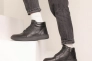 Ботинки мужские зимние цигейка 587154 Черные Фото 3
