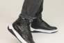 Ботинки мужские кожаные мех 586465 Черные Фото 3