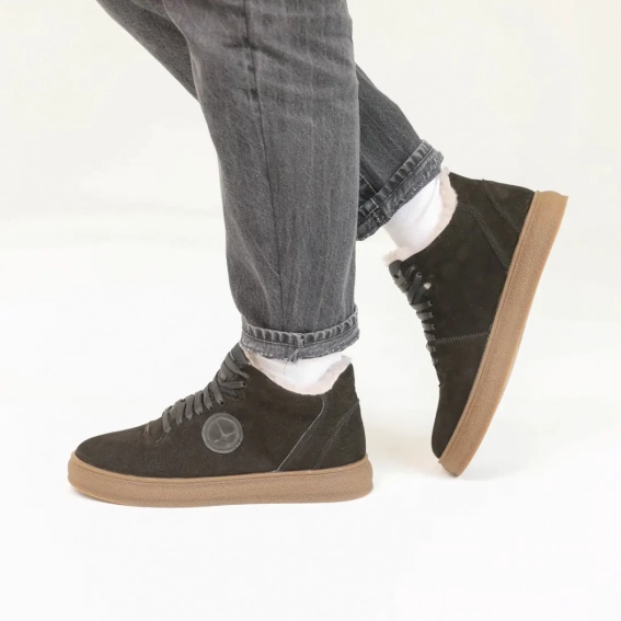 Ботинки кожаные зимние 586857 Черные фото 8 — интернет-магазин Tapok