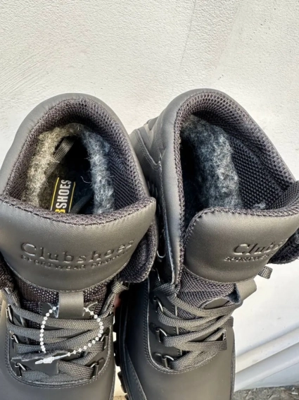 Чоловічі черевики шкіряні зимові чорні Clubshoes K 2 бот фото 4 — інтернет-магазин Tapok