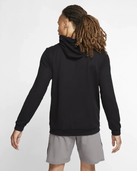 Толстовка Nike Dri-Fit MenS Full-Zip Training Hoodie Black CJ4317-010 фото 3 — інтернет-магазин Tapok