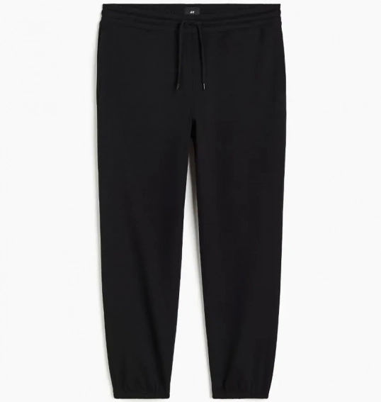 Штани H&M Relaxed Fit Sweatpants Black 1012056001 фото 1 — інтернет-магазин Tapok