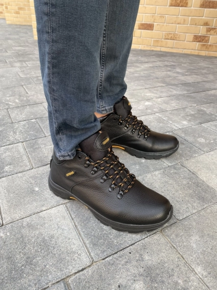 Мужские ботинки кожаные зимние черные Emirro 130 фото 8 — интернет-магазин Tapok