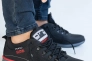 Мужские кроссовки кожаные весенне-осенние черные Splinter 7717 Фото 12