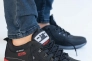 Мужские кроссовки кожаные весенне-осенние черные Splinter 7717 Фото 13