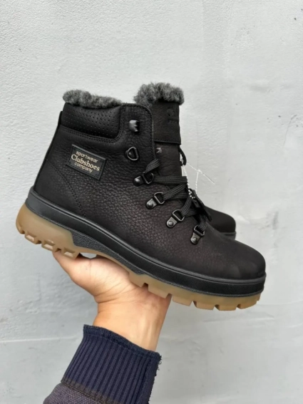 Мужские ботинки кожаные зимние черные Clubshoes 20 бот фото 1 — интернет-магазин Tapok