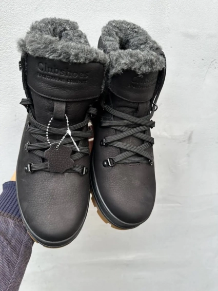 Мужские ботинки кожаные зимние черные Clubshoes 20 бот фото 3 — интернет-магазин Tapok